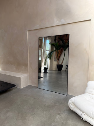 MEGA AURA loft mirror | 200 cm x 120 cm zwart