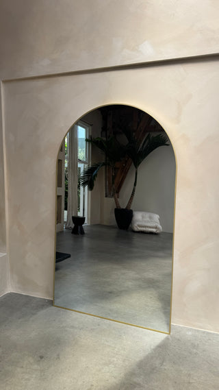 MEGA MOON mirror | 200 cm x 120 cm goud
