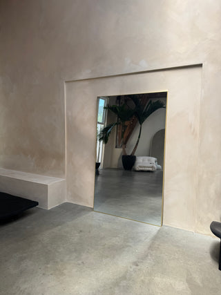 MEGA AURA loft mirror | 200 cm x 120 cm goud